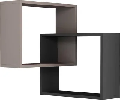 Image de Flandre - Étagère, 68x60x68h cm Beige, 3 Tablettes