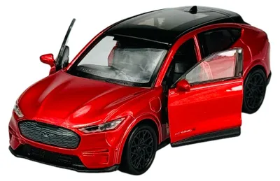 Produktbild von Welly 2023 Ford Mustang Mach-E Gt Rot 1:34 Die Cast Metall Modell im Kasten 43839