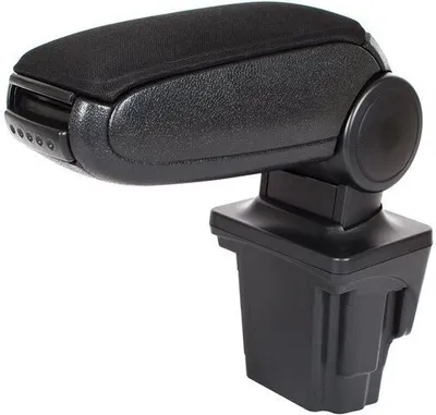 Produktbild von Mittelarmlehne Armlehne KLAPPBAR Textil Schwarz für Seat Leon II 1P ab 2005-2012