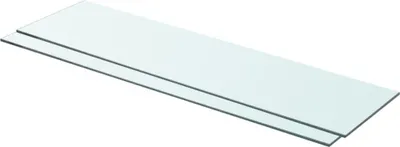Produktbild von Möbel Regalböden 2 Stk. Glas Transparent 80x20 cm - Wandregale 3051574