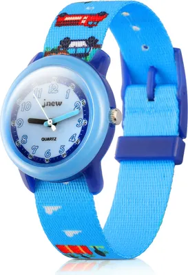 Image de Montre pour enfants garçons et filles,Montre pour enfants,30M étanche analogique à quartz, 3D Cute Cartoon montre, montre numérique pour enfants, montres poignet d'enseignement avec bracelet en silicone(Ville bleue)