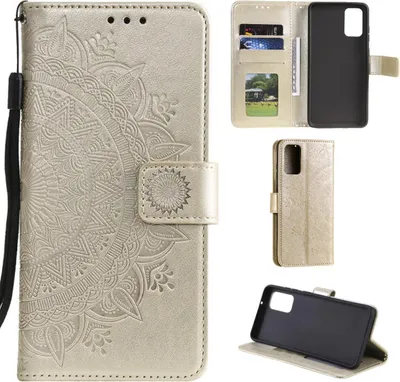 Produktbild von Huawei P40 Handy Hülle Flip Case Schutzhülle Cover Mandala Rosegold