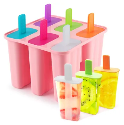 Immagine prodotto di Stampi in silicone riutilizzabili per ghiaccio, con 6 cavità