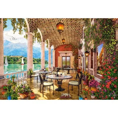 Produktbild von CASTORLAND Puzzle Terrasse am See 1500 Teile