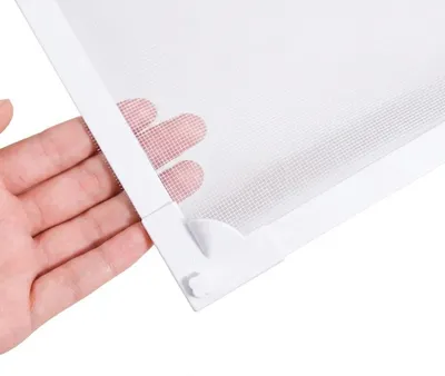 Produktbild von Magnetisches Fenster-Moskitonetz mit Schraubverschluss 130x150 cm weiss