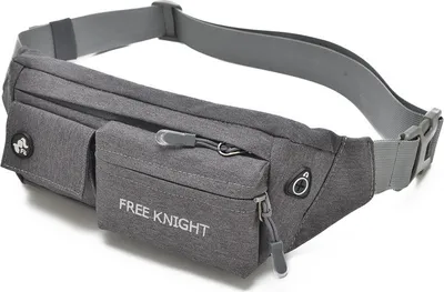 Image de Gris Sac banane, ceinture de course avec imperméable, multi-poches, grande capacité pour hommes, femmes, sport, jogging, randonnée