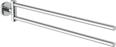 Produktbild von LONDON Handtuchhalter zweiarmig, Chrom, schwenkbar