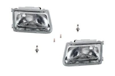 Produktbild von Johns, Scheinwerfer Halogen passend für Opel Corsa A Satz mit Leuchtmittel Links Rechts 1216419 1216418