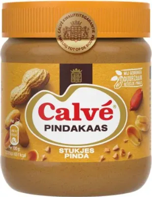 Obrázok produktu pre Calve arašidové maslo s kúskami orechov (12 x 350 g)