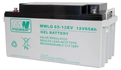 Imagen del producto de MWLG 65-12EV: Batería MWLG 65-12EV (12 V, 65 Ah, tecnología GEL-PVC)