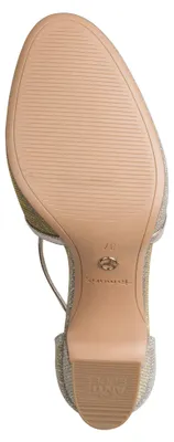 Produktbild von Tamaris Damen Pumps mit gekreuzten Riemchen und Blockabsatz 1-22454-47, Größe:38 EU, Farbe:Gold