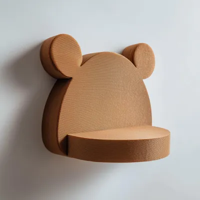 Kawaii-Bären-Wandregal – Decords Wandregal, Produktansicht 1