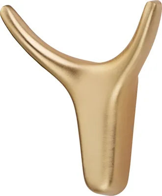 Produktbild von SOTECH Garderobenhaken TORO Höhe 66 mm x Breite 60 mm Gold gebürstet aus Zinkdruckguss