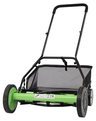 Productafbeelding van Handgrasmaaier met Verstelbare Maaihoogte en Opvangzak, 50 cm