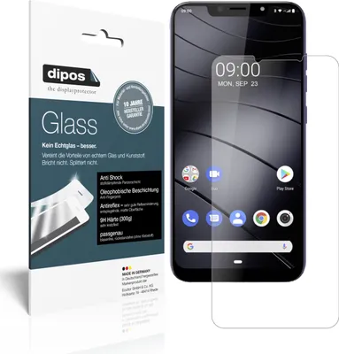 Obrázek produktu pro 2x ochranná fólie pro Gigaset GS195 Pummelphone matná - anti-shock 9H fólie dipos Glass plastové sklo