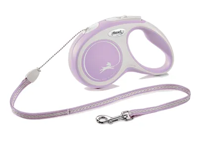 Zdjęcie produktu dla Flexi New Comfort S Cord 8 m, Pies, Chowany przewód, Różowy, przewód, 12 kg, Monochromatyczny