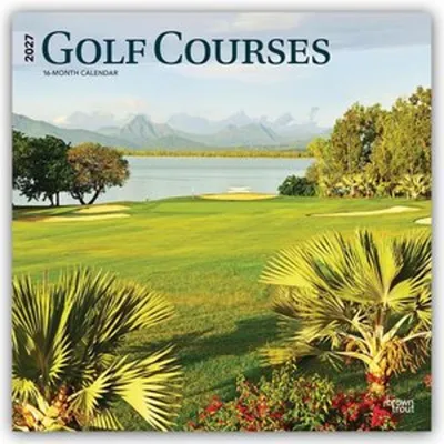 Obrázok produktu pre Golfové ihriská – Kalendár na rok 2027 (16-mesačný)