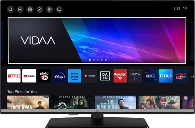 JVC Fernseher 32 Zoll Smart TV VIDAA LT-32VDF5455 - Full HD Fernseher, HDR TV mit Triple-Tuner
