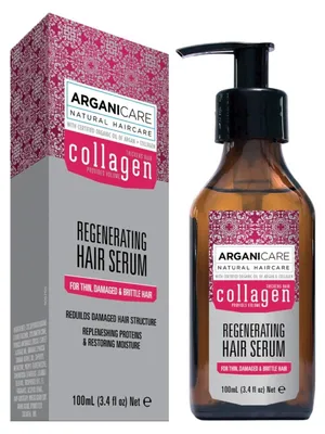 Produktbild von ARGANICARE Haarserum mit Kollagen und Arganöl, 100 ml