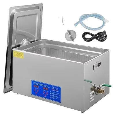 Imagen del producto de Limpiador ultrasónico, limpieza profunda, control fácil de usar, 6 litros, 220V-240V, enchufe para la Unión Europea