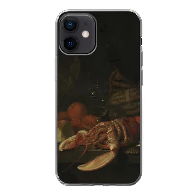 Produktbild von MuchoWow® Handyhülle Schutzhülle Hülle für iPhone 12 Stilleben - Gemälde von Jan Davidsz. de Heem Silikon Softcase Handy Hülle - Schutzhülle