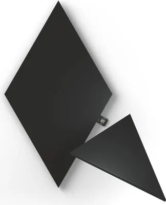 Produktbild von Nanoleaf NL47-0101TW-3PK, Intelligentes Panel, WLAN, Schwarz, 16000000 Farben, 3 Stück(e)