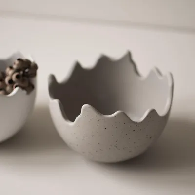 Produktbild von Happy Easter Schale / Übertopf - mole dot: large