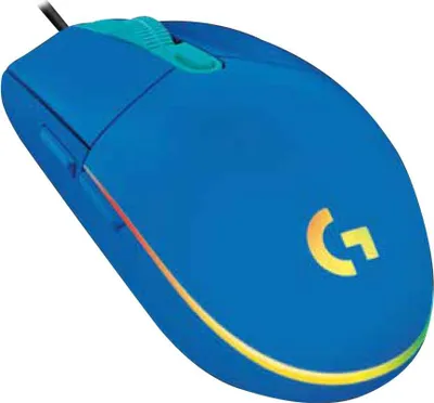 Produktbild von Logitech Gaming Mouse G102 LIGHTSYNC - Maus - Für Rechtshänder - optisch - 6 Tasten - kabelgebunden - USB - Blau