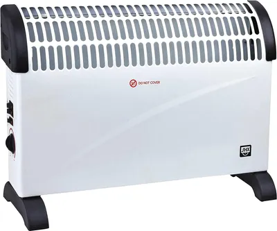 Produktbild von SHE SHX08TKV2000, Elektrischer Konvektor-Raumheizer, Drinnen, Flur, Schwarz, Weiß, Tasten, Drehregler, 2000 W
