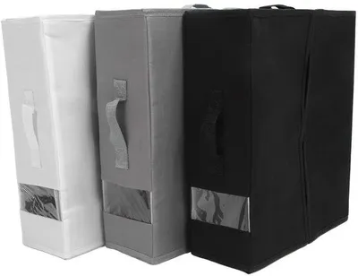 Obrázek produktu pro Velkokapacitní úložné boxy - Úložné boxy - Úložné boxy s víkem - Úložné boxy - Měkká a odolná látka - Velké úložné boxy