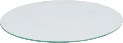 Produktbild von Harbour Housewares Rundes Glasschneidebrett – 30 cm – Weiß