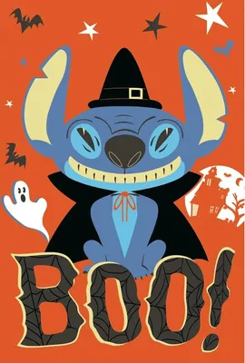 Produktbild von Stitch - Halloween - Disney Poster Plakat Druck - Größe 61x91,5 cm