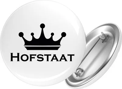 Produktbild von Huuraa Button Hofstaat Schützenfest 25mm rund mit Sicherheitsnadel Ansteckbutton Geschenkidee