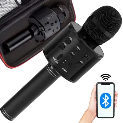 Image de Microphone karaoké sans fil bluetooth