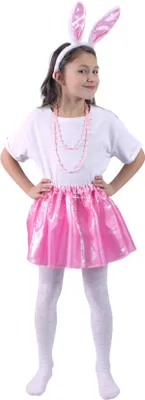 Produktbild von Kinderkostüm Hase Tutu Rock mit Zubehör.