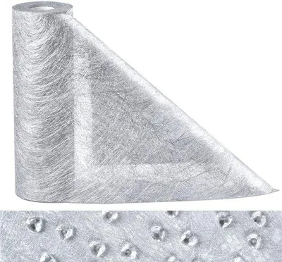 Immagine prodotto di Runner da tavola argentato 23x30 cm, riutilizzabile, decorativo