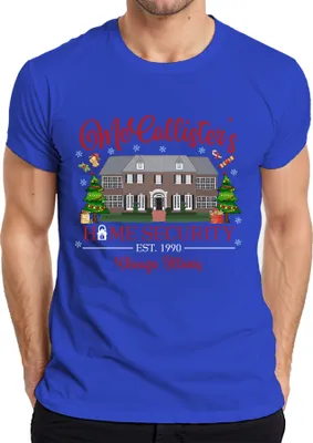 Produktbild von McCallister's Home Security Chicago Illinois - Weihnachten Christmas Xmas Herren T-Shirt, Blau, 3XL