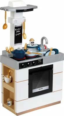 Produktbild von Klein Miele Spielküche kompakt weiß - Kinderküche mit Zubehör
