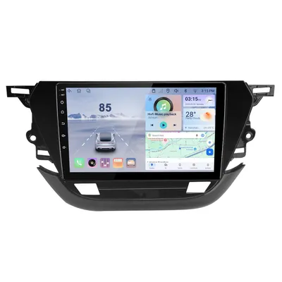 Image de Autoradio Hexinex 9" Carplay Android 15 pour Opel Corsa F (2019-2023), 8+256 Go, GPS, Wi-Fi, Bluetooth, 4G, DSP, vue panoramique à 360°