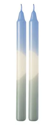 Obrázek produktu pro Villeroy & Boch Like Home svíčka ve tvaru tyčinky dip dye ice, sage, 2 ks