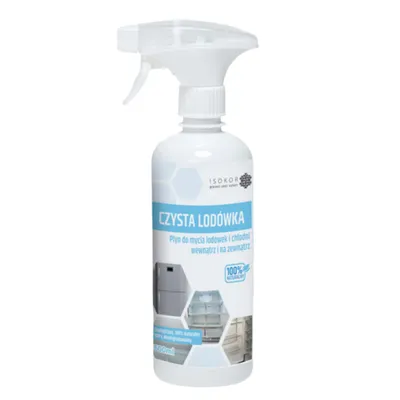 Produktbild von ISOKOR | Kühlschrankreiniger | 500 ml | Natürlicher Reiniger für Kühlschrank, Mikrowelle & Küche | Vegan & Zitronenduft