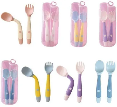 Produktbild von Silikon-Servierbesteck, flexibel, 4-teilig, paars