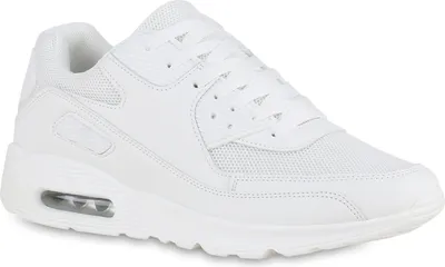 Produktbild von VAN HILL Herren Laufschuhe Sportschuhe Sportlich Profil-Sohle Schnür-Schuhe 841401, Farbe: Weiß, Größe: 43