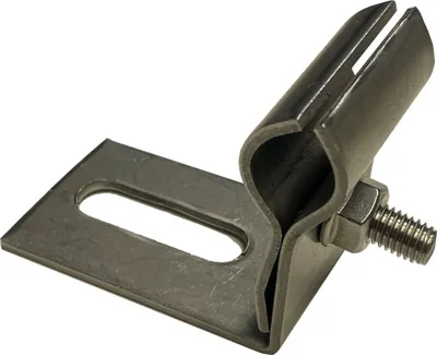 Produktbild von Rundfalzklemme aus Edelstahl A2 1.4301, 3 mm Materialstärke, für Solaranlagen auf Rundfalzdächern