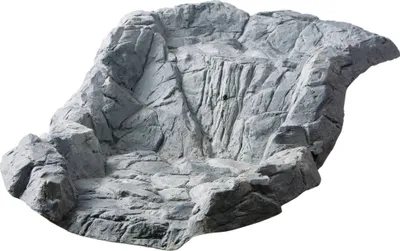 Produktbild von Wasserfallstufe, felsgrau, 80 x 58 x 31 cm
