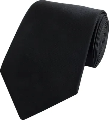 Produktbild von Fabio Farini - 1 Stück Herren Krawatte Schwarz - verschiedene Schwarze Männer Schlips in 8cm Breit (8cm), Schwarz - Umbra Black