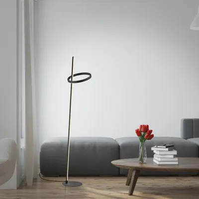 Produktbild von JUST LIGHT LED Stehleuchte RITUS Lichtquellen getrennt schaltbat, warmweiß schwarz Wohnzimmer, Schlafzimmer, Esszimmer, Arbeitszimmer, Flur 15397-18, 15397-39, 15397-55