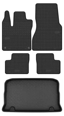Immagine prodotto di Tappetini gomma SolidTread + bagagliaio per Renault Twingo III 2014- 5 pezzi