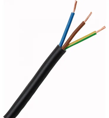 Produktbild von KOPP Schlauchleitung H05VV5-F 3 G 1 mm² Schwarz Kopp 152425001 25 m