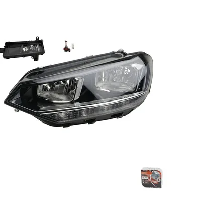 Productafbeelding van Koplampen + Osram Night Breaker Laser, geschikt voor VW Touran 5T, bouwjaar 05/15-, type H7 H7 L, artikelnummers 5TB941005A, 5TA941661A. Johns
